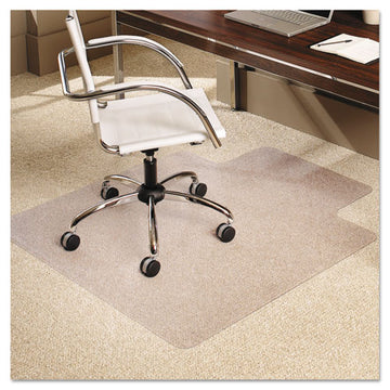 ES Robbins® Multi-task Series Anchorbar Chair Mat For Carpet Up To 0.38", 45 X 53, Clear freeshipping - TVN Wholesale